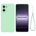 OnePlus Nord CE5 Etui z płynnego silikonu z paskiem na rękę