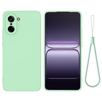 OnePlus Nord CE5 Etui z płynnego silikonu z paskiem na rękę