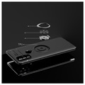 OnePlus Nord N10 5G Etui Magnetyczny Uchwyt Ring / Podpórka - Czerń