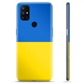 Etui TPU Flaga Ukrainy - OnePlus Nord N10 5G - Żółć i błękit