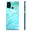 Etui TPU - OnePlus Nord N100 - Błękitny Marmur