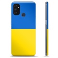 Etui TPU Flaga Ukrainy - OnePlus Nord N100 - Żółć i błękit