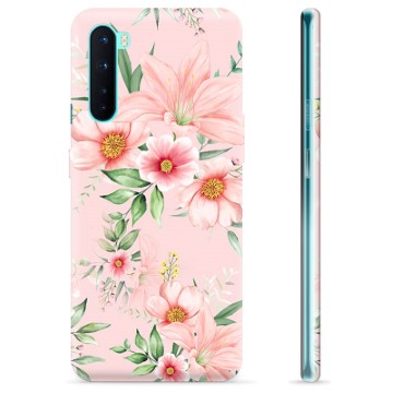 Etui TPU - OnePlus Nord - Kwiaty Akwarelowe