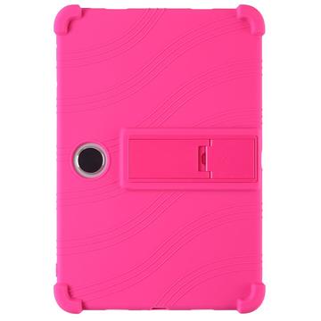 OnePlus Pad Lite/Oppo Pad SE Silikonowe etui z podpórką - Ciemny Róż