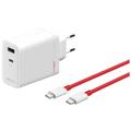 Zasilacz OnePlus SuperVOOC 120W z dwoma portami GAN - biały