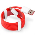 Kabel OnePlus USB-C - Czerńono-Biały