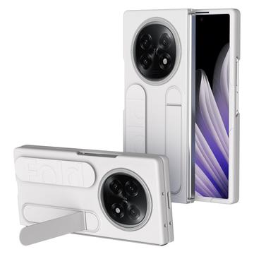 Hybrydowe etui Oppo Find N5 z opaską na nadgarstek i podpórką - białe