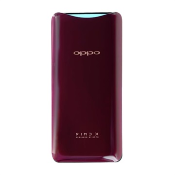 Oppo Find X Klapka Baterii - Czerwień