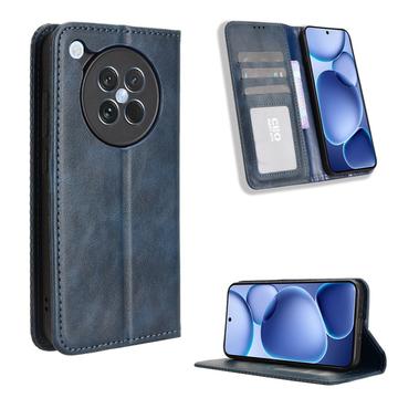Oppo Find X8s Etui z Portfelem Retro z Magnetycznym Zamknięciem
