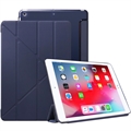 iPad 10.2 2019/2020/2021 Etui Folio Origami Stand - Ciemnoniebieski