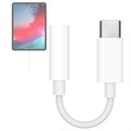 Przejściówka do Słuchawek Apple USB-C/3.5mm MU7E2ZM/A - Biała