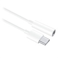 Kabel Przejściowy Huawei CM20 USB-C / 3,5mm 55030086 - Biały