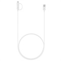 Kabel Samsung Combo EP-DG930DWEGWW - USB-C & MicroUSB - 1.5m - Biały