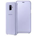 Etui z portfelem Samsung EF-WA600CVEGWW do telefonu Samsung Galaxy A6 (2018) - Fioletowe