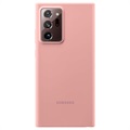 Samsung Galaxy Note20 Ultra Silikonowe Etui EF-PN985TAEGEU - Mistyczny Brąz