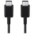Kabel USB-C / USB-C Samsung EP-DA705BBE - 1m - Zastępcze - Czarny