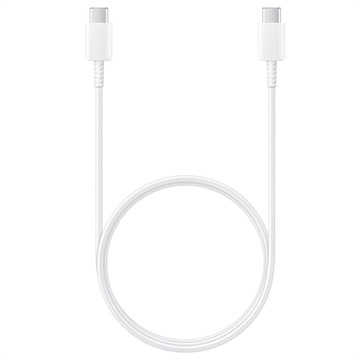 Kabel USB-C / USB-C Samsung EP-DA705BWEGWW - 1m - Biały