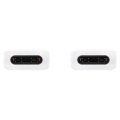 Kabel USB-C / USB-C Samsung EP-DA705BWEGWW - 1m - Zastępcze - Biel