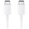 Kabel USB-C / USB-C Samsung EP-DA705BWEGWW - 1m - Zastępcze - Biel
