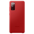 Silikonowe Etui do Samsung Galaxy S20 FE EF-PG780TREGEU (Otwarte Opakowanie A) - Czerwień