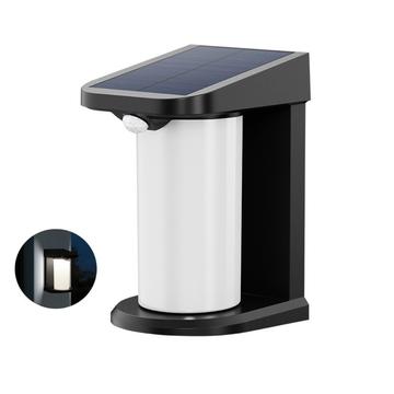 Zewnętrzna lampa solarna LED / kinkiet z czujnikiem ruchu PIR YH0619-PIR - Chłodna biel