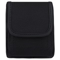 Pionowe Etui-Kabura z Tkaniną Oxford - Samsung Galaxy Z Flip3 5G/Flip4 5G - Czarne