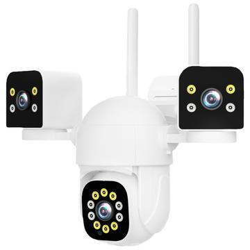 PC288-B3Y10-2MP Trójobiektywowa kamera PTZ do monitoringu WiFi z kartą pamięci 64GB