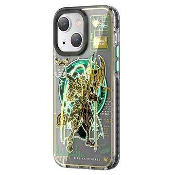 iPhone 14 Plus Hybrydowe Etui Kingxbar PQY Mecha Mag - Zieleń