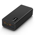 PSOO M16 65W USB-C/USB-A Power Bank 30000mAh z oświetleniem LED - Czarny