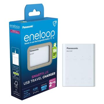 Ładowarka Panasonic Eneloop BQ-CC87 SmartPlus USB z funkcją Power Bank - 4x AAA/AA