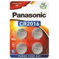 Baterie litowe pastylkowe Panasonic Mini CR2016 - 4 szt.