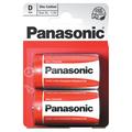 Baterie cynkowo-węglowe Panasonic R20/D - 2 szt.