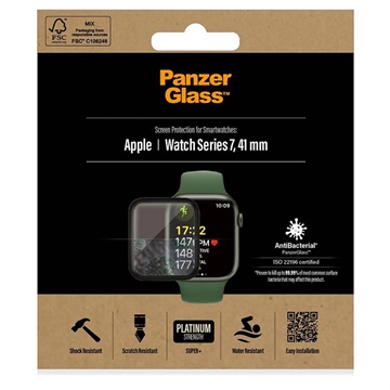 Hartowane Szkło PanzerGlass AntiBacterial Apple Watch Series 7 - 41mm