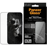Ochraniacz ekranu iPhone 17 Pro Max PanzerGlass Ceramic II Protection Ultra-Wide Fit EasyAligner - 9H - Czarna krawędź