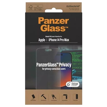 Szkło Hartowane PanzerGlass AntiBacterial do iPhone 13 Pro Max