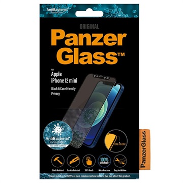 iPhone 12 Mini Zabezpieczenie Ekranu PanzerGlass Privacy CF - Czerń