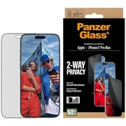 Ochraniacz ekranu ze szkła hartowanego Privacy iPhone 17 Pro Max PanzerGlass Ultra-Wide Fit EasyAligner 2-Way - 9H - Czarna krawędź