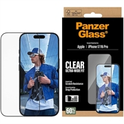 Szkło Hartowane iPhone 17/16 Pro PanzerGlass Ultra-Wide Fit EasyAligner - Czarna krawędź