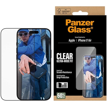 Szkło Hartowane iPhone Air PanzerGlass Ultra-Wide Fit EasyAligner - Transparentny