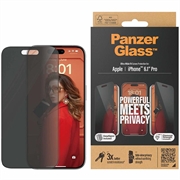 Szkło Hartowane iPhone 15 Pro PanzerGlass Ultra-Wide Fit Privacy EasyAligner - Czarna Krawędź