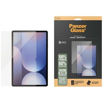 Szkło Hartowane Samsung Galaxy Tab S10 FE+ PanzerGlass Ultra-Wide Fit - Przezroczysty