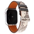 Apple Watch Series 7/SE/6/5/4/3/2/1 Skórzany Pasek Pattern - 41mm/40mm/38mm