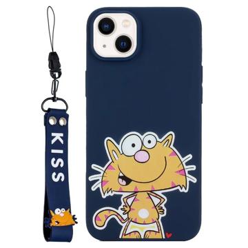 iPhone 14 Plus Etui z TPU z Paskiem Serii Kiss