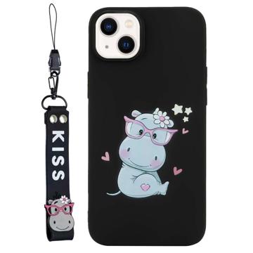 Etui z TPU iPhone 14 z Paskiem z Serii Kiss