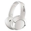 Bezprzewodowe słuchawki nauszne Bluetooth Philips BASS+ SHB3175BK/00 - Białe