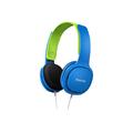 Zestaw słuchawkowy nauszny dla dzieci Philips SHK2000BL z ogranicznikami dźwięku - niebieski/zielony
