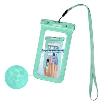 Uniwersalne wodoodporne etui Pictet.Fino RH13 - 6.5" - Niebieskozielony