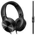 Składane Słuchawki Nauszne Pioneer SE-MJ722T-B - 3.5mm - Czarne
