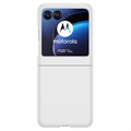 Motorola Razr 40 Ultra Plastikowe Etui - Biel