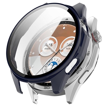 Huawei Watch GT 6 Etui z Tworzywa z Hartowane Szkło Ochronne - 46mm - Błękit